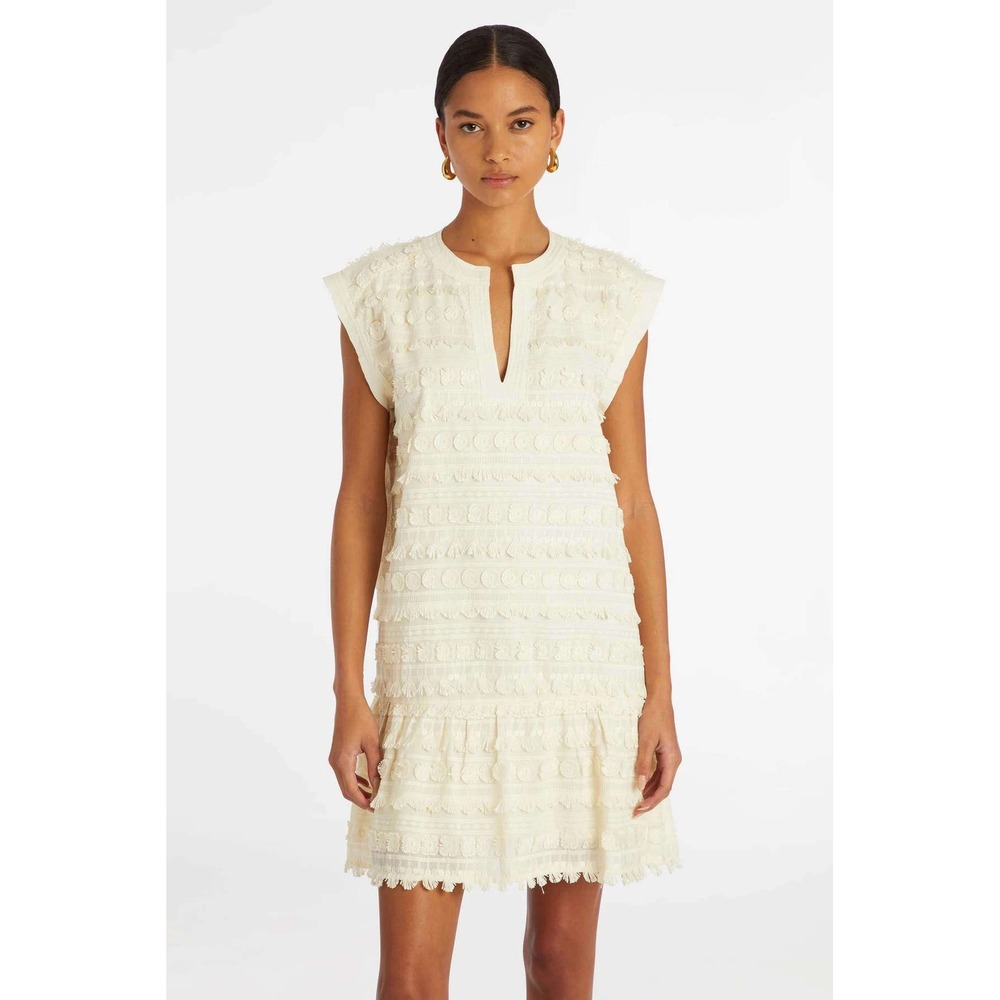 Marie Oliver Herra Shift‎ Dress Women's Cream Size Medium